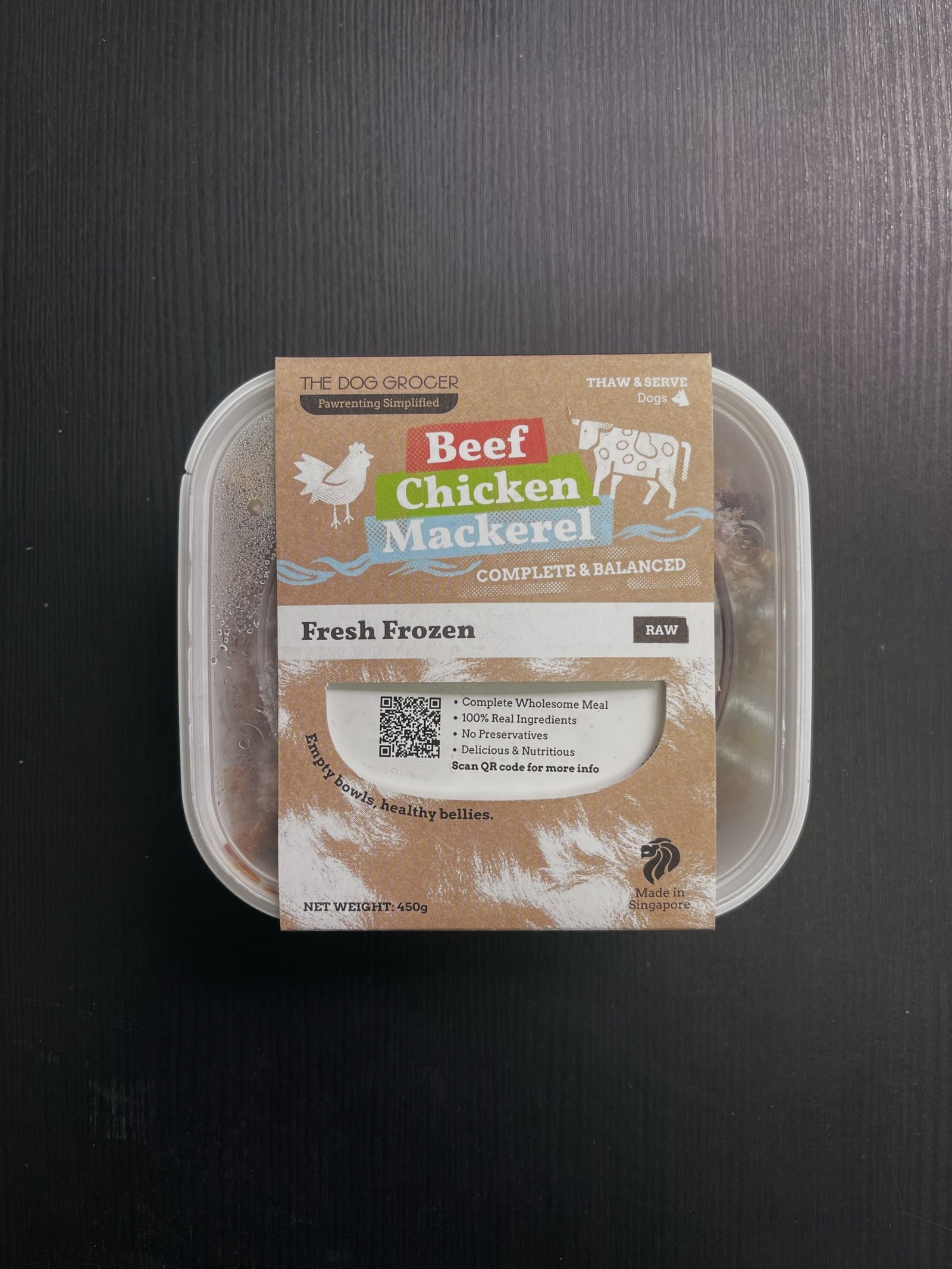 Raw: Beef, Chicken & Mackerel