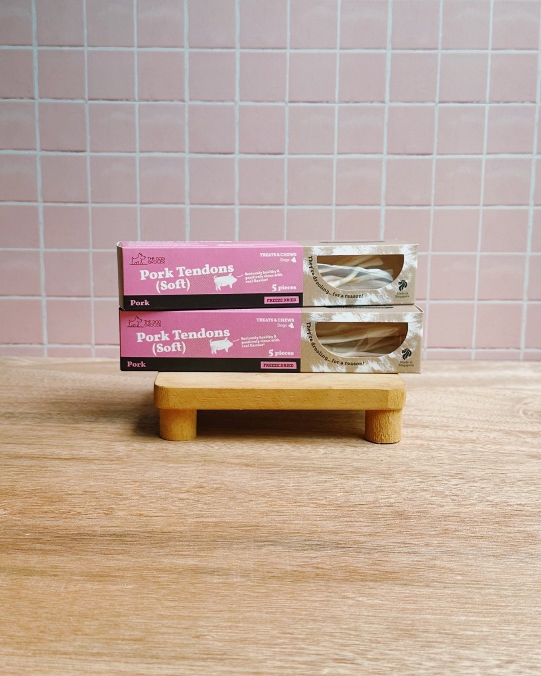 Pork Tendons (Soft) - Freeze Dried Retail Pack