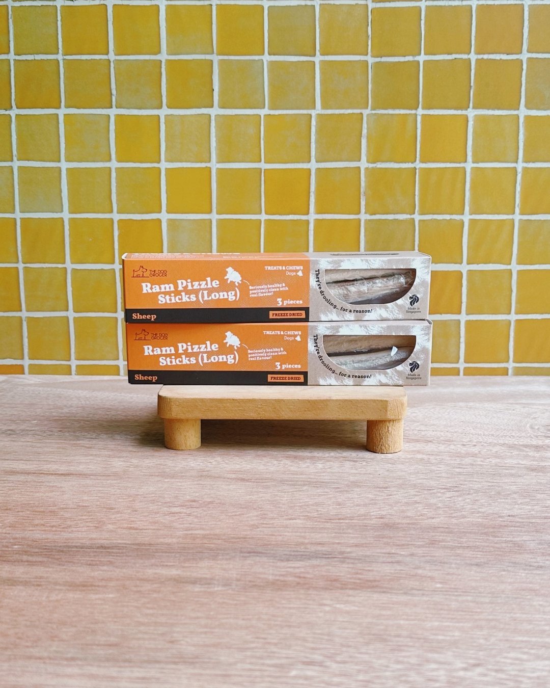 Ram Pizzle Sticks (Long) - Freeze Dried Retail Pack